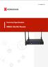 Technical Specification H8922 3G/4G Router