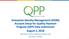 Enterprise Identity Management (EIDM) Account Setup for Quality Payment Program (QPP) Data Submission August 2, 2018