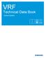 VRF. Technical Data Book. Control System