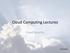 Cloud Computing Lectures. Cloud Security