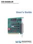 CIO-DAS08/JR Analog and Digital I/O User s Guide