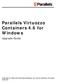 Parallels Virtuozzo Containers 4.6 for Windows