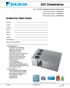 DCC Commercial. Submittal Data Form Tons Packaged Air Conditioners