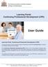 Learning Portal: Continuing Professional Development (CPD)