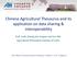 Chinese Agricultural Thesaurus and its application on data sharing & interoperability