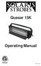 Quasar 15K Operating Manual