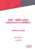 GSP - G&M codes extension to ACSPL+