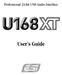 Professional 24-bit USB Audio Interface. User s Guide