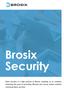 Overview Brosix stringent corporate security requirements.