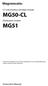 MG50-CL MG51. Instruction Manual. CC-Link Interface unit Main module. Distribution module