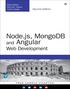 Node.js, MongoDB and Angular Web Development. Second Edition