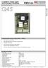 PQ V ac. CONTROL PANEL 230V FOR ROLLING SHUTTERS Instructions Manual. Control panel for electric rolling shutters 230Vac TECHNICAL FEATURES