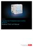 Relion 615 series. Transformer Protection and Control RET615 Modbus Point List Manual