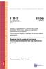 ITU-T Y Roadmap for the quality of service of interconnected networks that use the Internet protocol