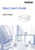 Basic User s Guide DCP-J152W. Version 0 ARL/ASA/NZ