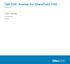 Dell EMC Avamar for SharePoint VSS