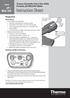 Thermo Scientific Orion Star A326 Portable ph/rdo/do Meter. Instruction Sheet