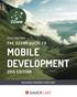 SELECTIONS FROM THE DZONE GUIDE TO MOBILE DEVELOPMENT 2015 EDITION RESEARCH PARTNER SPOTLIGHT DZONE S 2015 GUIDE TO MOBILE DEVELOPMENT 1
