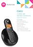 C601I. cordless calls seamless connections. Digital Cordless Telephone