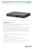 Dual-VDSL VPN router with two integrated VDSL modems for up to 200 Mbps ideal for load balancing and professional telephony