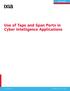 WHITE PAPER. Use of Taps and Span Ports in Cyber Intelligence Applications