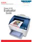Phaser color laser printer. Phaser Evaluator. Guide