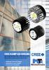 CREE XLAMP LED COOLING. For Cree XLamp CXA, CXB LED Arrays. Validated Thermal Designs Adaptable to your Needs Functional & Aesthetic