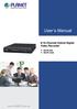 8/16-Channel Hybrid Digital Video Recorder HDVR-830 HDVR-1630