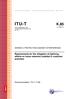 ITU-T K.85. Requirements for the mitigation of lightning effects on home networks installed in customer premises