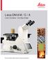 Leica DMi8 M / C / A. Invert the Game And Stay Ahead. Premium Compound Microscope for Industrial Applications