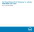 Dell Wyse Windows 10 IoT Enterprise for Latitude 5280 Mobile Thin Client. BIOS Upgrade Guide