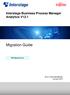 Interstage Business Process Manager Analytics V12.1. Migration Guide. Windows/Linux