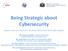 Being Strategic about Cybersecurity
