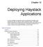 Deploying Haystack Applications