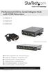 Professional USB to Serial Adapter Hub with COM Retention