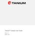 Tanium Comply User Guide. Version 1.7.3
