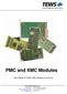 PMC and XMC Modules. Data Sheets of TEWS PMC Modules and Carrier