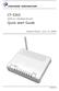 CT Quick start Guide. ADSL2+ Wireless Router. Version Eng-0, July 14,