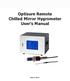 Optisure Remote Chilled Mirror Hygrometer User s Manual
