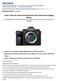 Sony s New α9 Camera Revolutionises the Professional Imaging Market
