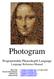 Photogram. Programmable Photoshop Language Language Reference Manual. ( ), Group Leader. (