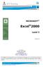 Excel 2000 MICROSOFT. Level 2. Version N2
