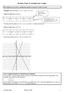 Revision Topic 11: Straight Line Graphs