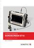 ULTRASONIC FLAW DETECTOR SONOSCREEN ST10 FOR NONDESTRUCTIVE TESTING MADE IN GERMANY