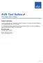 AVB Test Suites First Steps User s Guide
