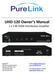 UHD-120 Owner s Manual 1 x 2 4K HDMI Distribution Amplifier