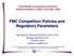 FMC Competition Policies and Regulatory Parameters