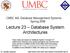 Lecture 23 Database System Architectures