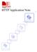 HTTP Application Note