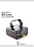 Owner s Manual. DJ Lase 150-RGY MKII